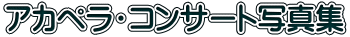 アカペラ・コンサート写真集